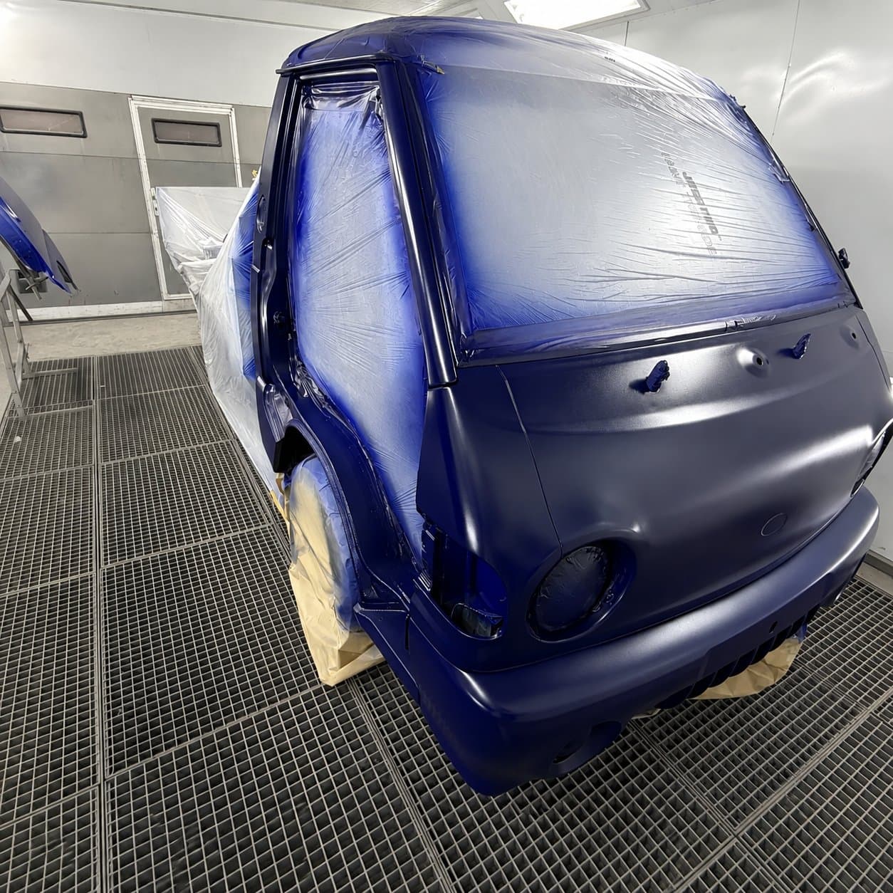 Переварка арки и покраска кабины Hyundai Porter - после
